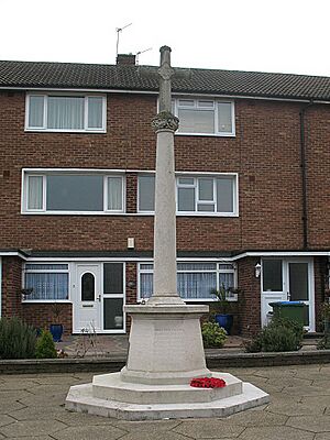 St Peter's parish war memorial, Courtlands Avenue, Lee