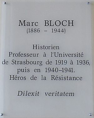 Strasbourg-Plaque Marc Bloch