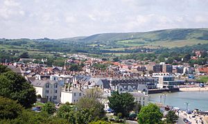 Swanage from the high ground - geograph.org.uk - 691537