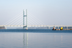 Tähtiniemen silta Heinola, suunnittelutoimisto SuunnitteluKortes, 1993, vinoköysisilta