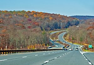 Taconic State Parkway north of Bear Mountain Parkway exit, Yorktown, NY