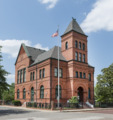 The Jefferson Historical Museum in a former U.S. courthouse, built in 1888 in Jefferson, a town in Marion County in East Texas on whose main street almost every commercial building, and many nearby LCCN2014633210