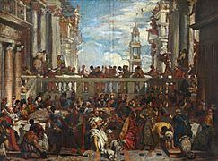 The Marriage at Cana (after Paolo Veronese) by Edward Daniel Leahy
