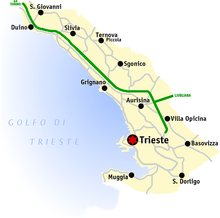 Trieste mappa
