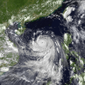Typhoon Ike 4 Sept 1984 0753z