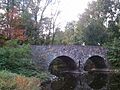 View of bridge from the east side along the water
