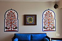 Wall murals Rajasthani motif