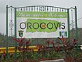 Welcome to Orocovis sign at a lookout in Orocovis, Puerto Rico