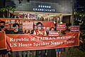 台灣基進在美國眾議院議長南西·裴洛西於2022.8.2率團抵臺當晚至台北君悅酒店外歡迎 Taiwan Statebuilding Party Welcomes U.S. House Speaker Nancy Pelosi's Congressional Delegation outside Grand Hyatt Taipei