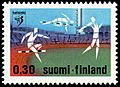 0,30 mark track and field European Championship stamp of Helsinki 1971