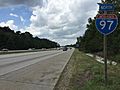 2016-08-12 14 48 04 View north along Interstate 97 (Robert Crain Highway) just north of Exit 10 in Severna Park, Anne Arundel County, Maryland
