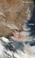 2020-01-04 East Australian and Mallacoota Fires Aqua MODIS-VIIRS-LABELS
