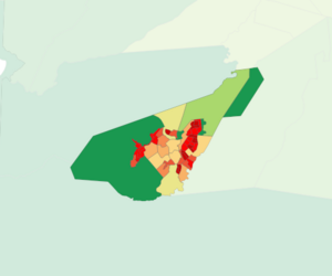 2023 NZ Census Population Density - Kawerau District