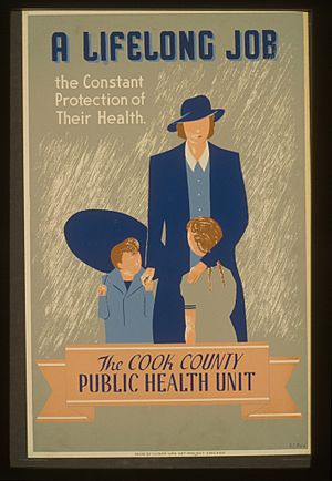 A lifelong job-the constant protection of their health-The Cook County Public Health Unit LCCN98513455