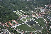 Aerial image of Schloss Nymphenburg