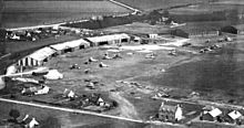 Aerial view of Montrose Air Station Broomfield 1917