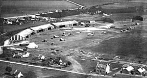 Aerial view of Montrose Air Station Broomfield 1917