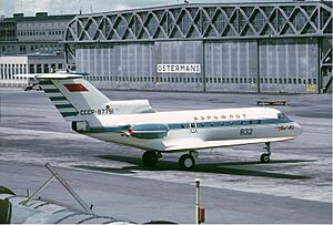 Aeroflot Yakovlev Yak-40 in Sweden