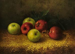 Apples on the ground by Charles Porter