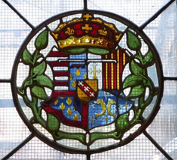 Arms of Mary of Guise, Magdalen Chapel, Edinburgh