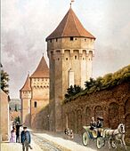 Böbel - Str. Cetatii la 1885