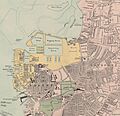 Bacon's Map of Portsmouth (detail)