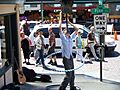 Balancing a guitar & hula hoop