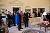 Barack Obama in the Oval Office replica in the George W. Bush Presidential Center.jpg