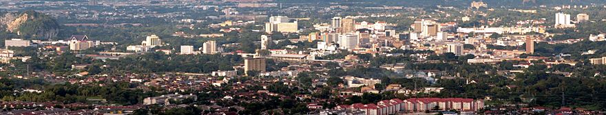 Panorama view of Ipoh