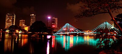 Beira lake at Nite