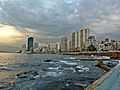 Beirut Corniche from University Tower