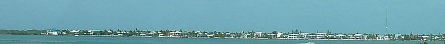 View of a portion of the west side of the island as seen from the Overseas Highway