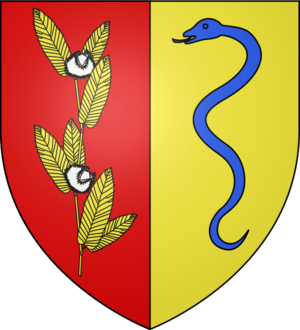 Blason ville fr Châtenay-Malabry (Hauts-de-Seine)
