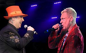 Boy George and Andy Bell