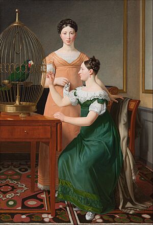 C.W. Eckersberg - Mendel Levin Nathanson's Elder Daughters, Bella and Hanna - Google Art Project