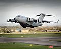 C17 Transport Aircraft Taking Off from RAF Brize Norton MOD 45156519