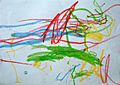 Child scribble age 1y10m
