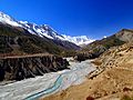 Confluence of Marsyagdi and Jharsang Khola, Annapurna Himal