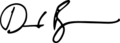 David Byrne signature