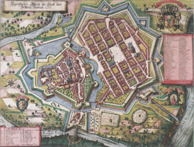 Eigentlicher Abriss der Stadt und Festung Hanau (1684)
