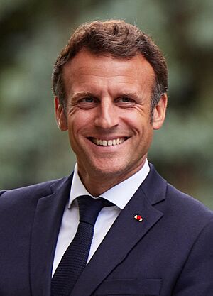 Emmanuel Macron June 2022 (cropped)