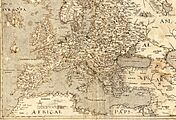Europe map ca1570