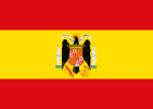 Flag of the Francoist Spain Army (1940-1945) (Forts and Castles)