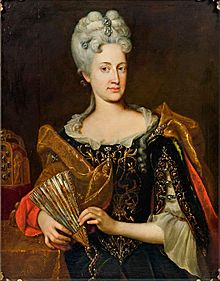 Frans van Stampart - Portrait of Empress Elisabeth Christine
