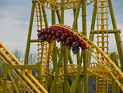 Gauntlet roller coaster, Magic Springs and Crystal Falls (2004).jpg