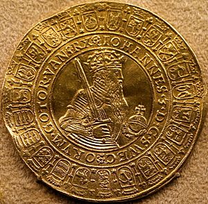 Giovanni III di Svezia, moneta di presentazione (oro), 1568