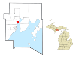 Location within Delta County