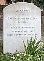 Grave of David Roberts in West Norwood Cemetery
