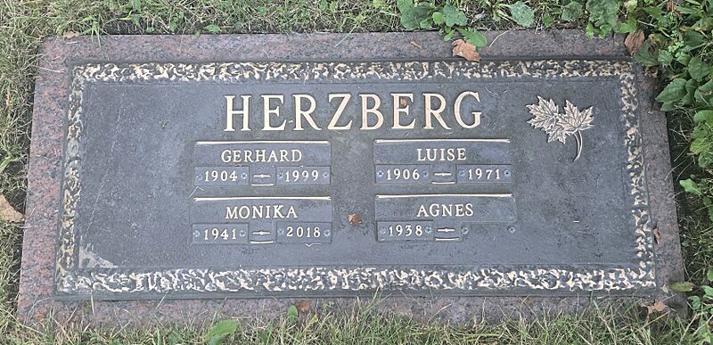 Grave site of Gerhard Herzberg