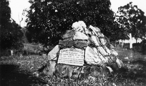 Gravestone of Edmund James Banfield, 1923f